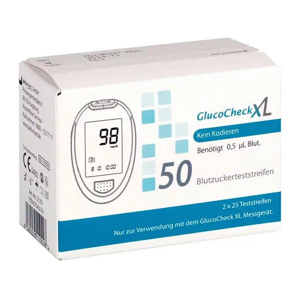 GlucoCheck Blutzuckerteststreifen - Excellent Kontrolllösung, niedrig, 4 ml - GlucoCheck