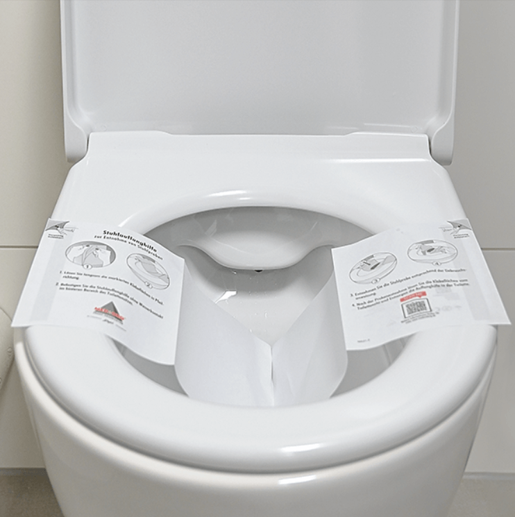 Stuhlprobensammler - Hygienische & Einfache Stuhlprobenentnahme für Tiefspültoiletten - Servoprax