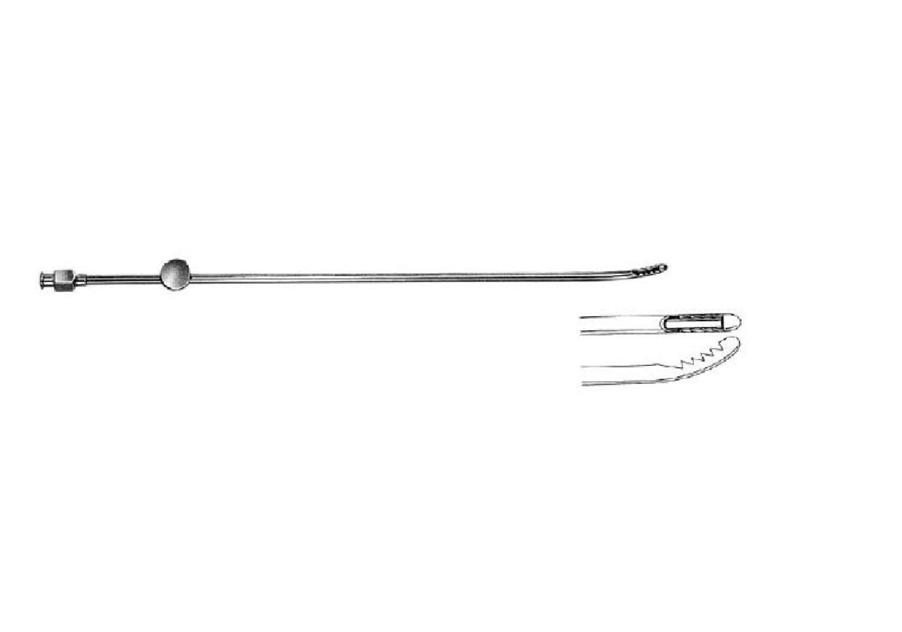 Gima - Novak Aspirationskanüle, Länge 23 cm, aus Edelstahl, Medizinprodukt der Klasse I - Gima
