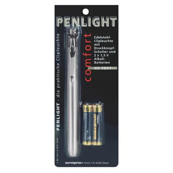 Penlight Comfort - Edelstahl - Servoprax