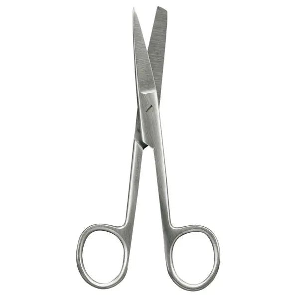 Chirurgische Schere gebogen - spitz - stumpf - 14.5 cm - Servoprax