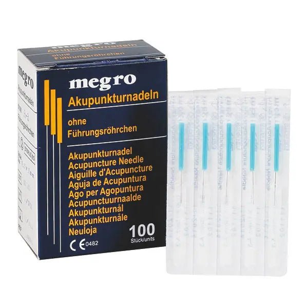 Akupunkturnadeln Plastikgriff ohne Führungsrohr - Megro