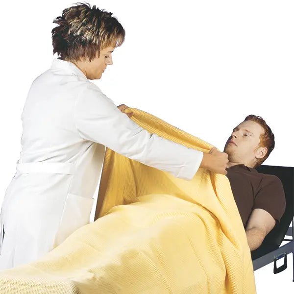 Patienten Wärmedecke - apfelgrün - ms Praxistextilien