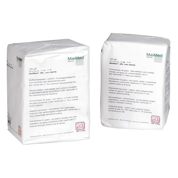 Mullkompressen, unsteril - 8 - fach - MaiMed