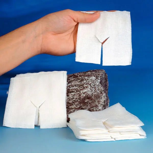 Schlitzkompressen - 7.5 x 7.5 cm - NOBAMED