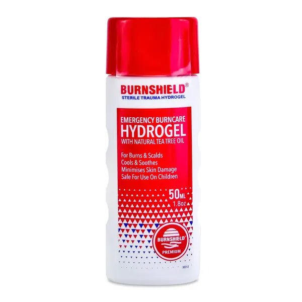 Burnshield Gel - Sachets / Hydrogel / Hydrospray - Hydrogel Flasche - Burnshield