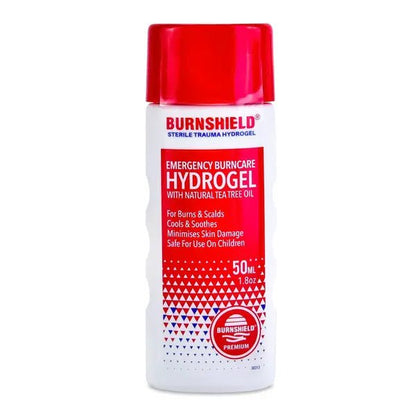 Burnshield Gel - Sachets / Hydrogel / Hydrospray - Hydrogel Flasche - Burnshield