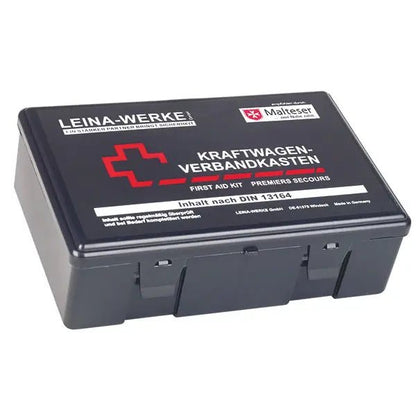 Verbandkasten fertig gefüllt nach DIN 13164 - 2014 - schwarz für Verbandkasten - Servoprax
