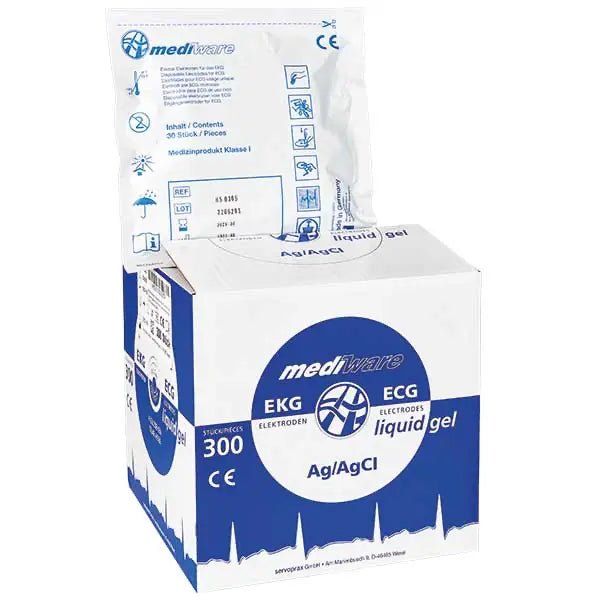 Schaumstoff - Elektrode Liquid Gel – blau - Mediware