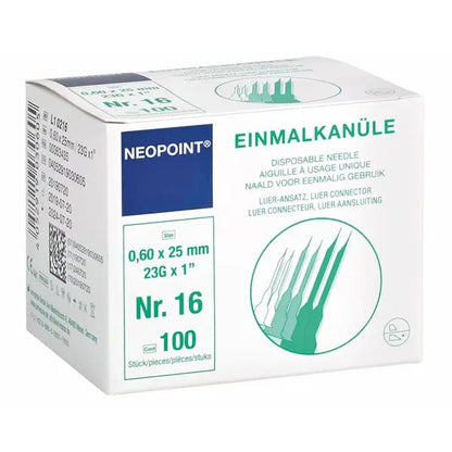 Einmalkanülen - blau - Neopoint