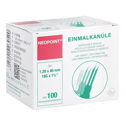 Einmalkanülen - blau - Neopoint