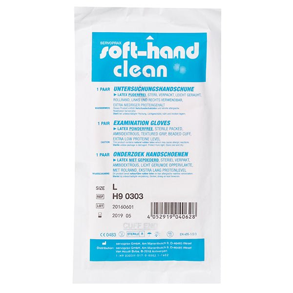 Clean paarweise steril verpackt - S - klein - Soft - Hand