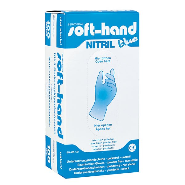Nitril Blue - puderfrei - XL - extra groß - Soft - Hand