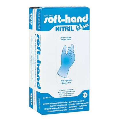 Nitril Blue - puderfrei - XL - extra groß - Soft - Hand