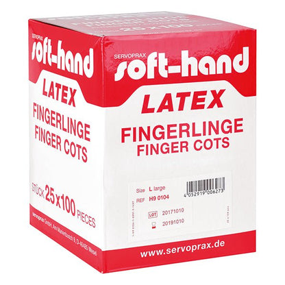 Soft - Hand Latex Fingerlinge - extra groß - Soft - Hand