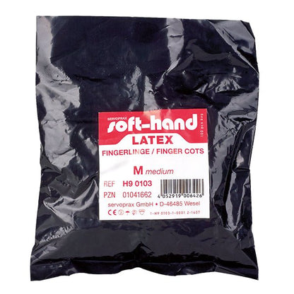 Soft - Hand Latex Fingerlinge - extra groß - Soft - Hand
