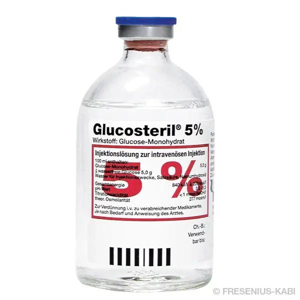 Glucosteril 5 % - 500 ml, Kunststoffflasche - Fresenius - Kabi