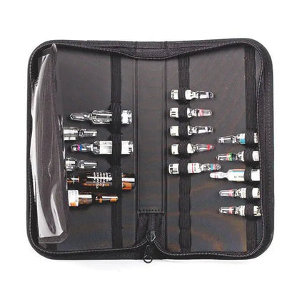 Ampullenetui Kunstleder - burgund - Servoprax