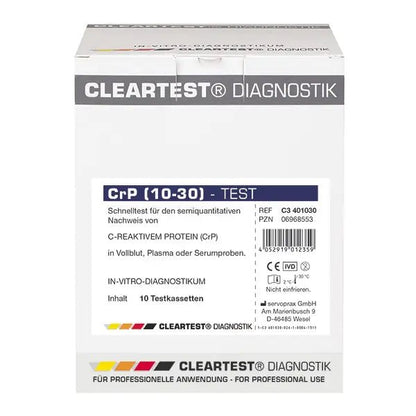 CrP (10/30) Entzündungsparameter Schnelltest - CrP (10/30) - CLEARTEST