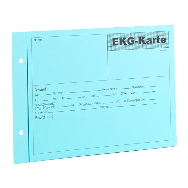 EKG Karteikarten - Servoprax