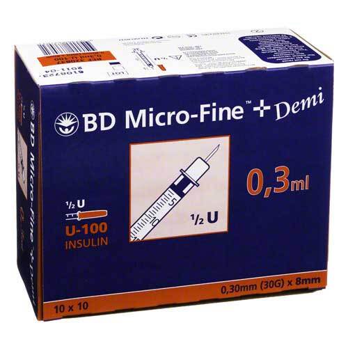Microfine Plus Insulinspritzen U 100