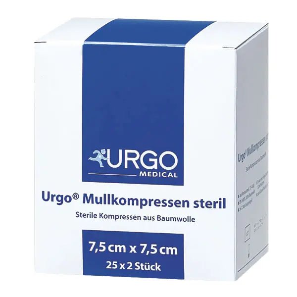Mullkompressen, steril - 7.5 x 7.5 cm - Urgo