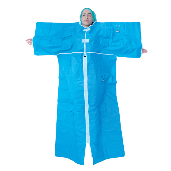 Self-heating, full-body blanket (four-piece)