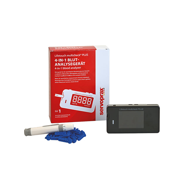 Lifetouch multicheck PLUS Blutanalysegerät 4-in-1