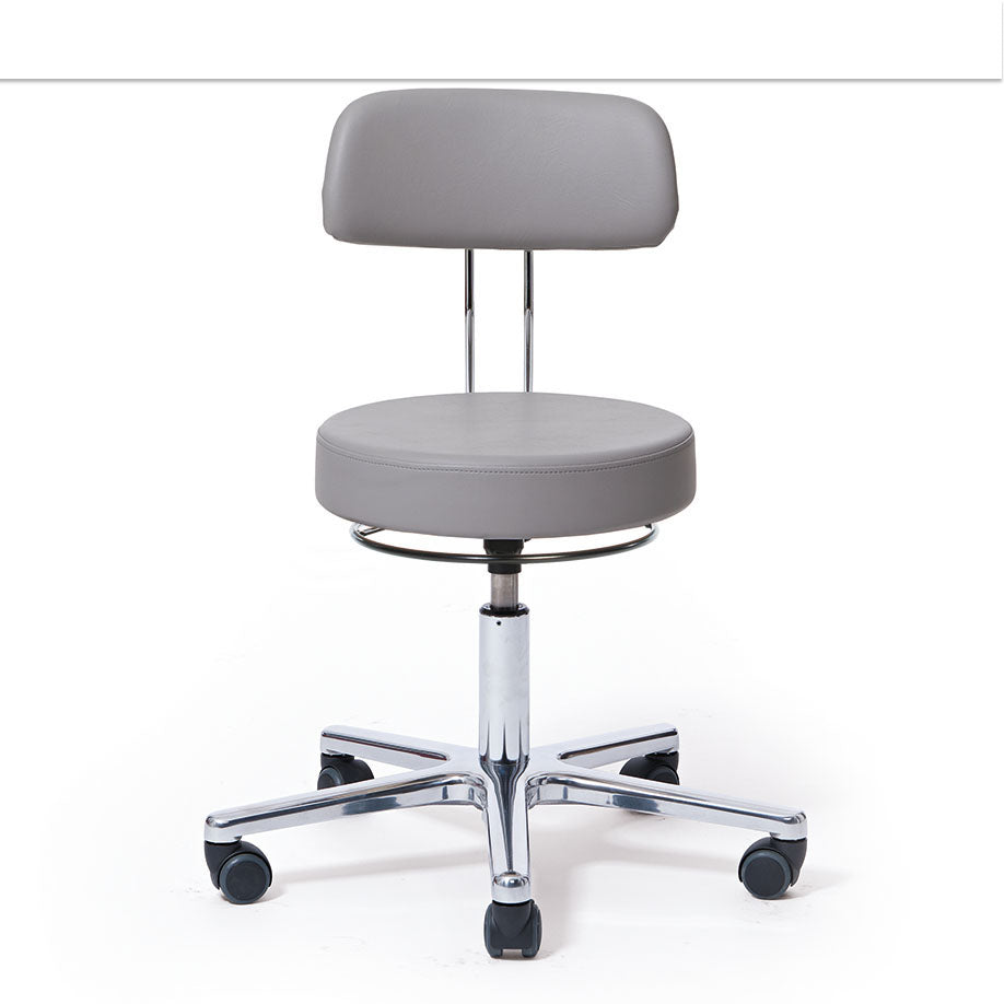 Arbeitsstuhl mit kleiner Rückenlehne Höhenverstellung 57 - 76 cm