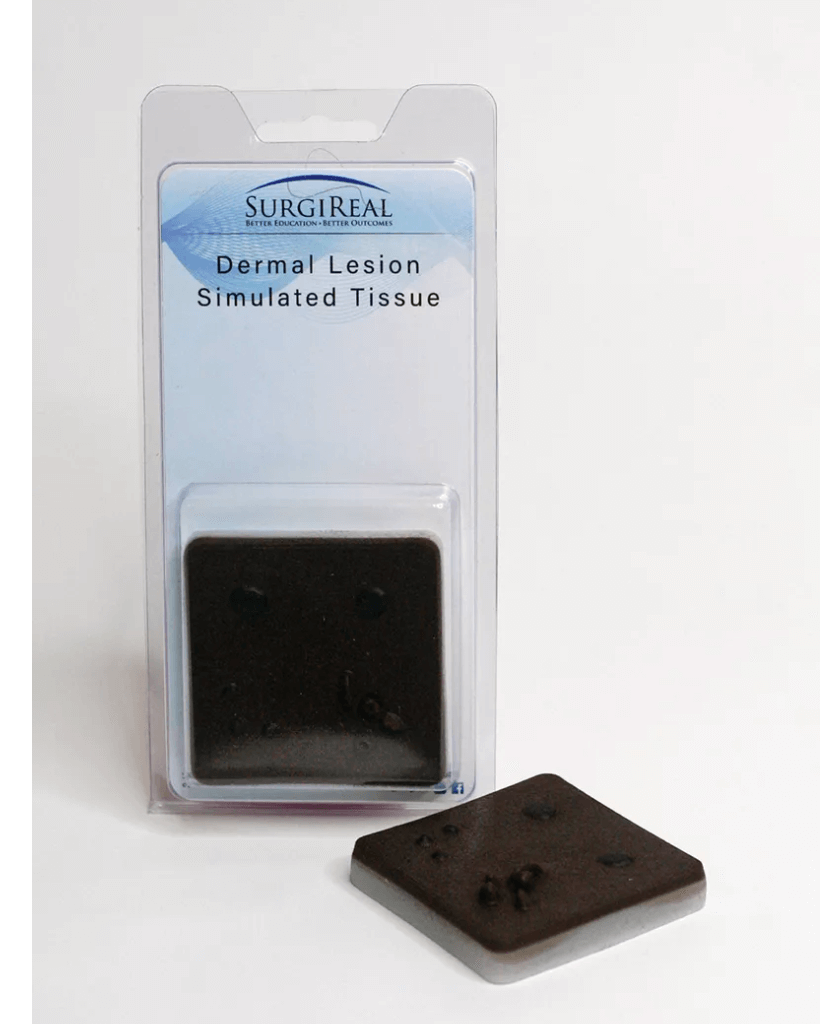 Simuliertes Gewebe mit Hautläsionen, dunkelhäutig - Erler - Zimmer