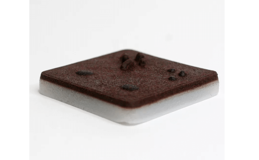 Simuliertes Gewebe mit Hautläsionen, dunkelhäutig - Erler - Zimmer