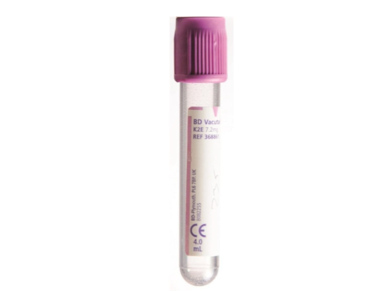 Vacutainer blood count
