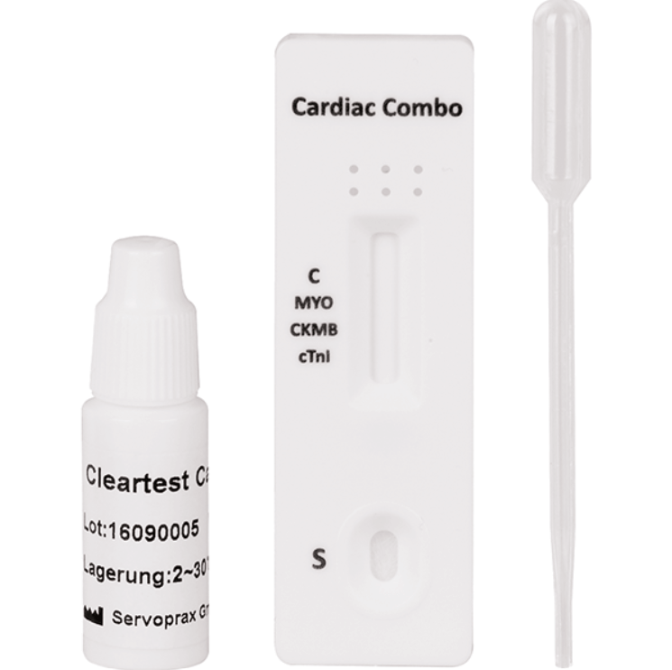 Cardio Myoglobin/CK - MB/Trop I - Cleartest