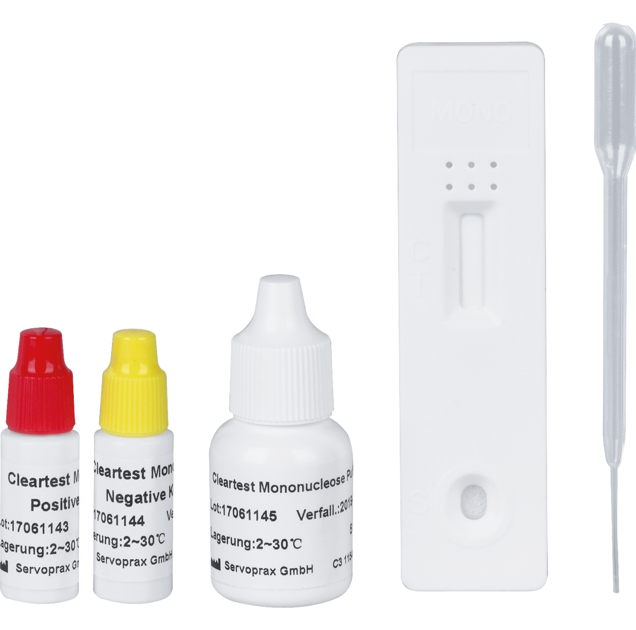 Mononucleose / Pfeiffersches Drüsenfieber, usw - CLEARTEST