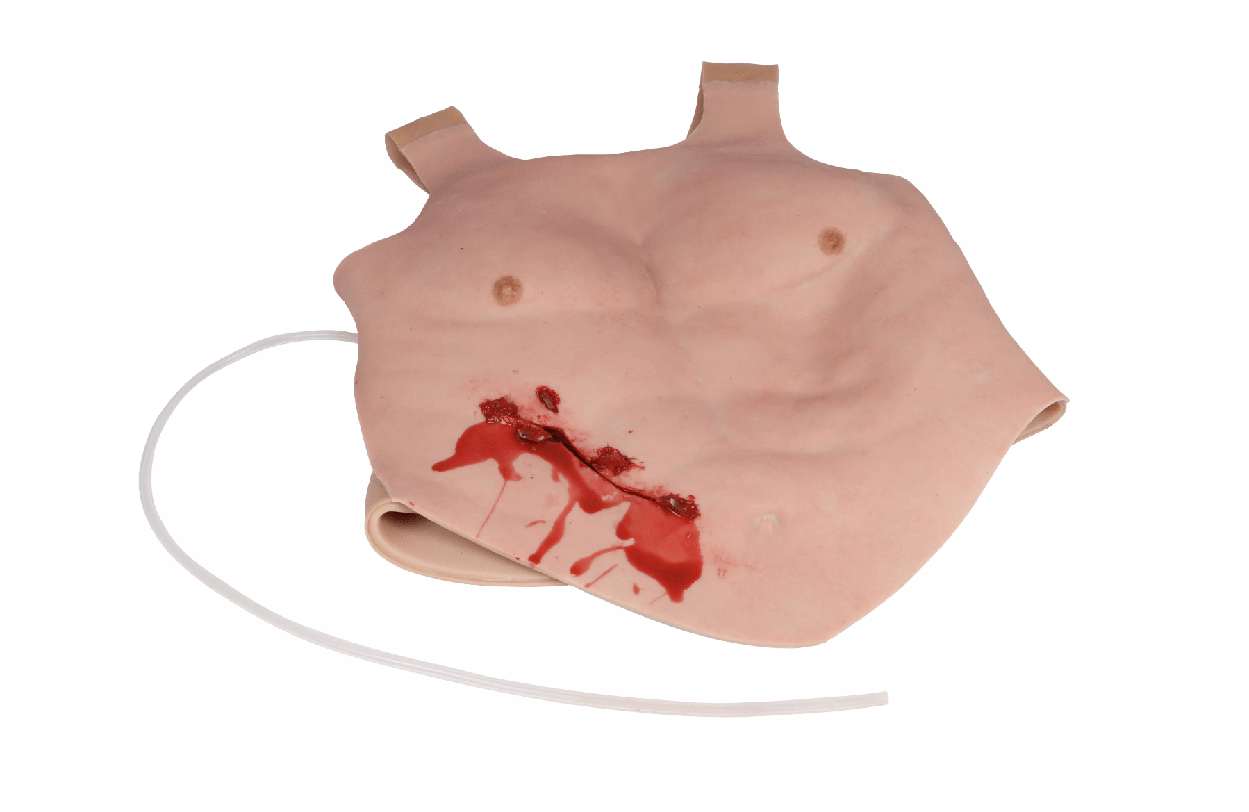 Brusthaut mit Schrapnellwunde zum Umschnallen - Erler - Zimmer