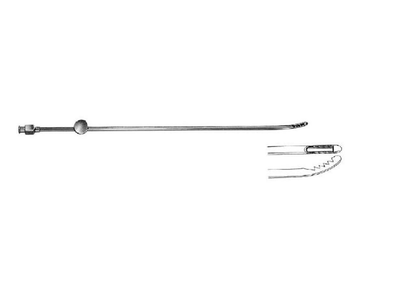 Gima - Novak Aspirationskanüle, Länge 23 cm, aus Edelstahl, Medizinprodukt der Klasse I - Gima