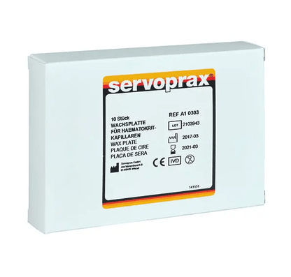 Hämatokrit - Wachsplatte - Servoprax