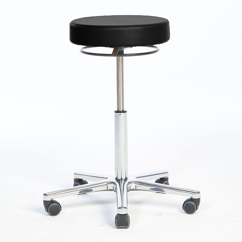 Greiner Stahlmöbel GmbHArbeitshocker höhenverstellbar mit Ringauslösung, ohne FußringDocMed GmbH