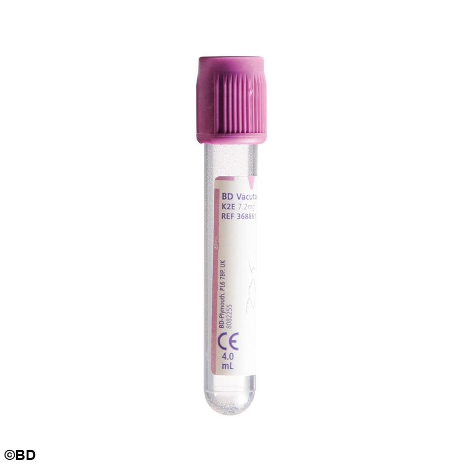 BD Vacutainer EDTA Plus Röhrchen aus PET