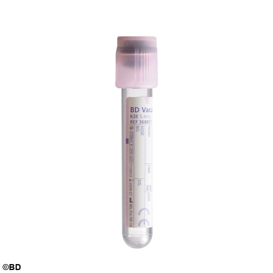 BD Vacutainer EDTA Plus Röhrchen aus PET