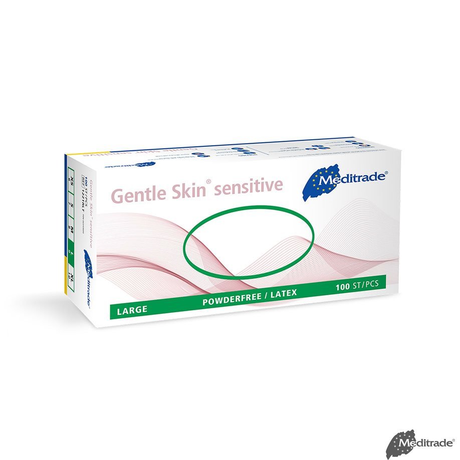 MeditradeGentle Skin sensitive U.-Handschuhe Latex, PF, unsterilDocMed GmbH