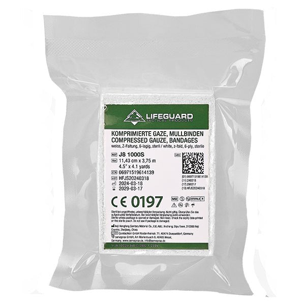 Lifeguard Tactical ProductsKomprimierte Gaze, Mullbinden, sterilDocMed GmbH