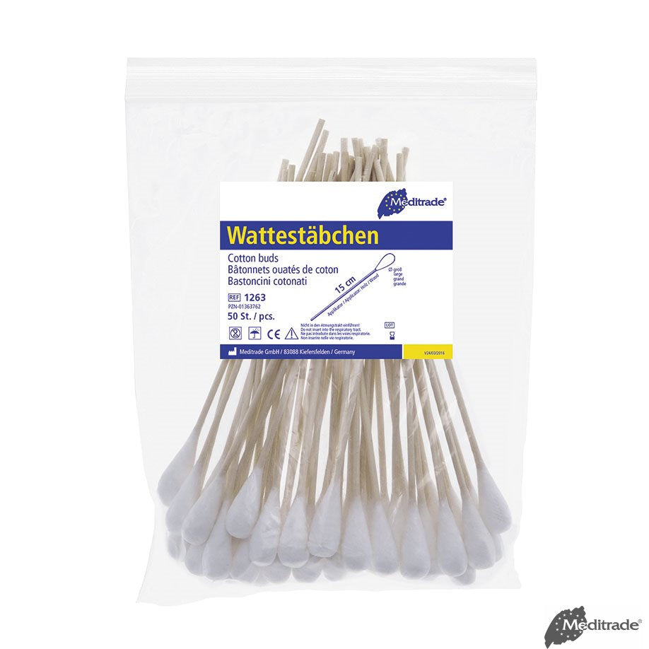 Wattestäbchen Holz