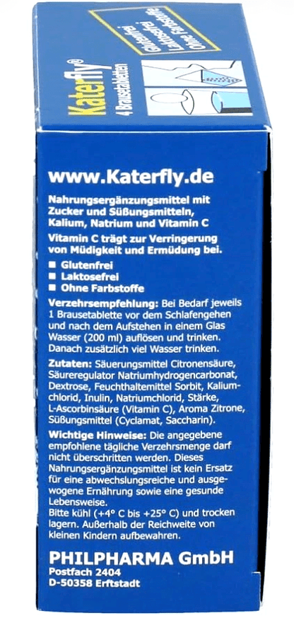 PartyflyPartyfly ehemals Katerfly Elektrolyt-Vitamin C-Komplex BrausetablettenDocMed GmbH