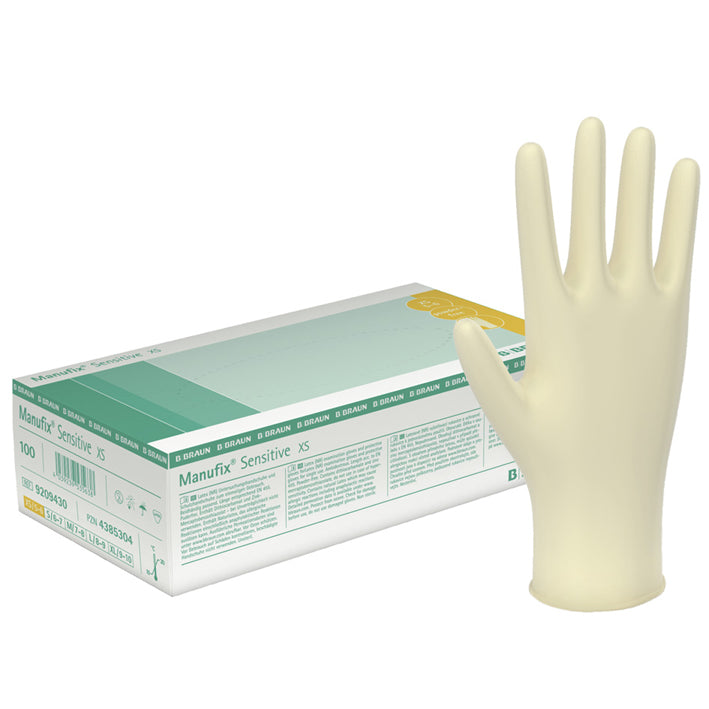 Manufix Sensitive U.-Handschuhe, PF, Latex