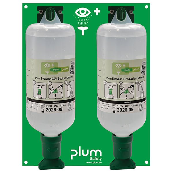 PlumPlum Augenspülstation Maxi mit 2 × 1000 ml AugenspüllösungDocMed GmbH