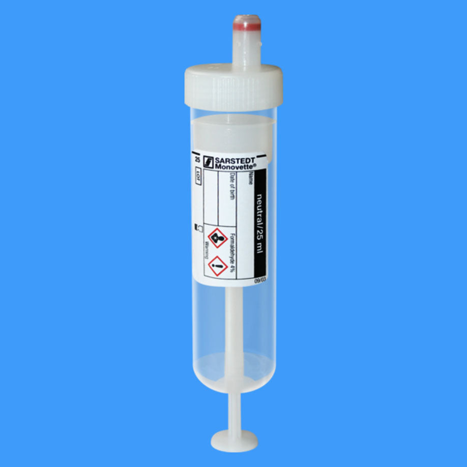 S-Monovetten 9 oder 25 ml, für Formalin System, ohne Präparierung