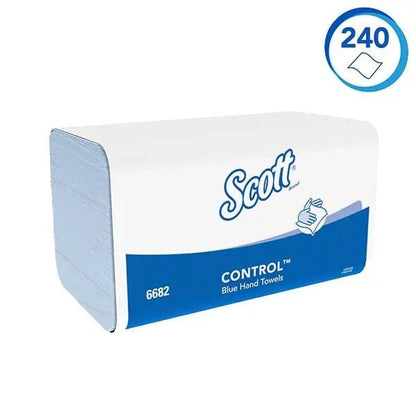 Kimberly ClarkScott Control Papierhandtücher | 1-lagig blau, interfold | 31,5 x 20 cmDocMed GmbH