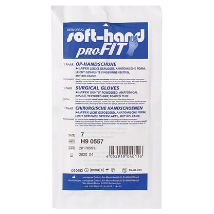 Soft-HandSoft-Hand pro-FIT Latex - gepudert - OP-HandschuheDocMed GmbH