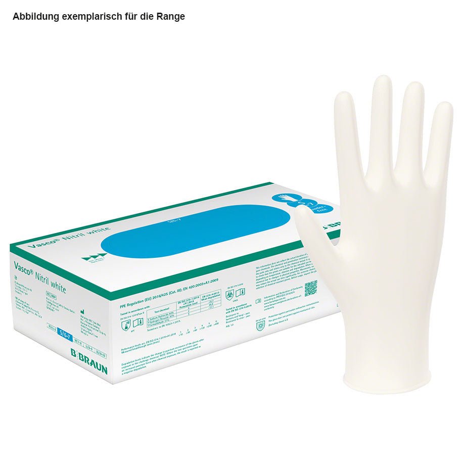 Braun Deutschland GmbH & Co. KGVasco Nitril white U.-Handschuhe, unsterilDocMed GmbH